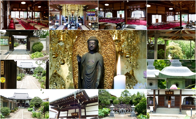 文京区本駒込のお寺　常徳寺本堂境内のご案内